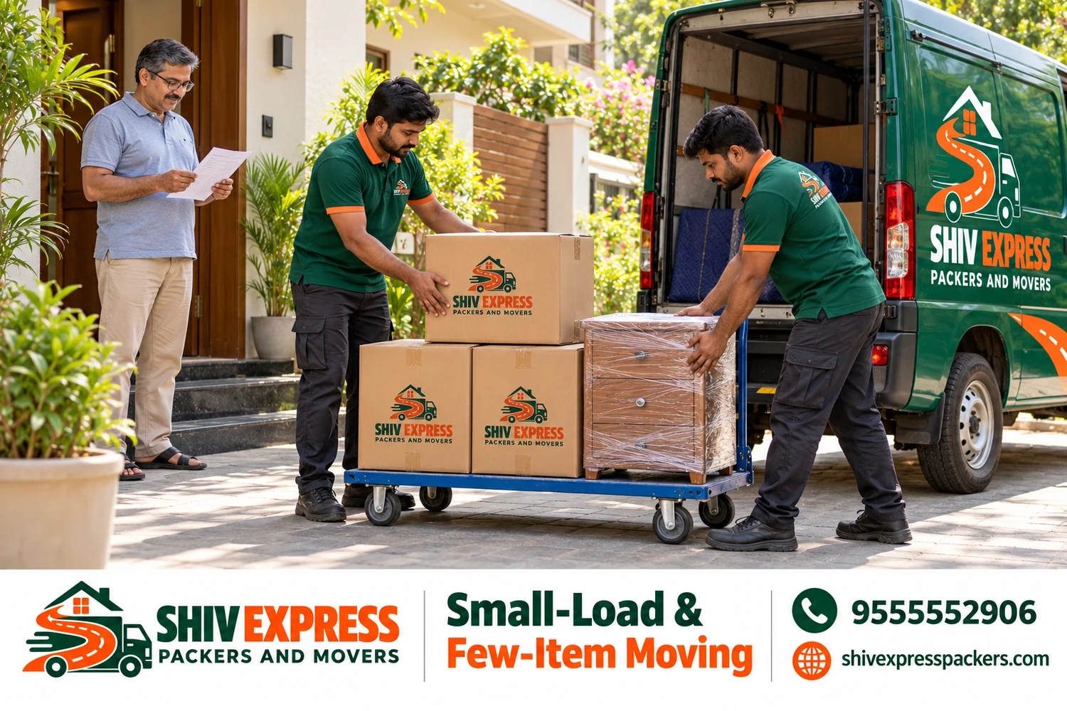 Small-Load and Few-Item Moving with Shiv Express